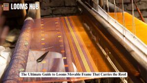 looms movable frame that carries the reed