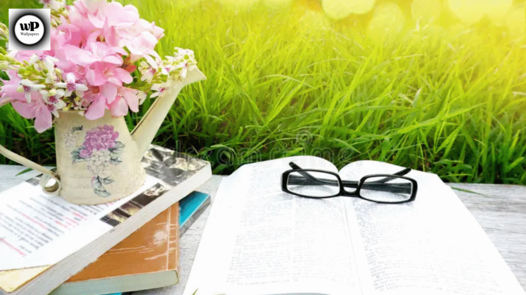 Spring Book Wallpaper Ideas to Brighten Your Reading Space 13 12 37