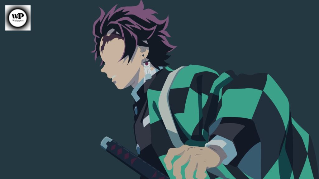 Demon Slayer Minimalist Wallpaper The Elegant Fusion of Simplicity and Power 2 14 18