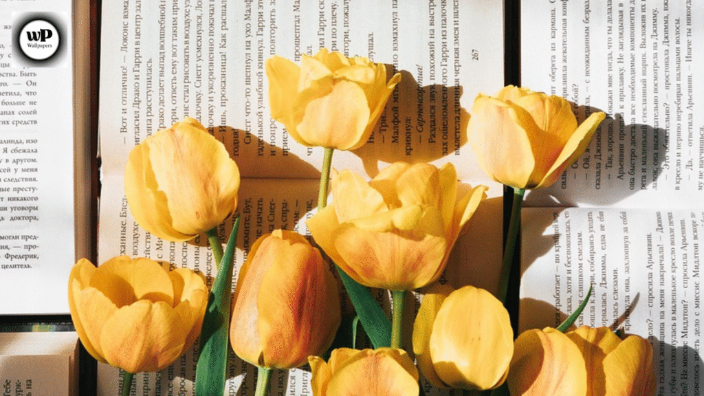Spring Book Wallpaper Ideas to Brighten Your Reading Space 2 14 27