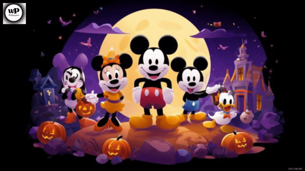Mickey Pumpkin Wallpaper: The Magical Blend of Halloween and Disney Charm 3 2 16