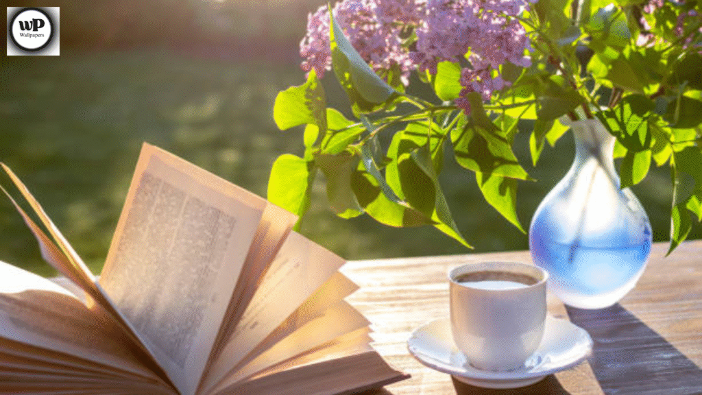 Spring Book Wallpaper Ideas to Brighten Your Reading Space 3 2 46