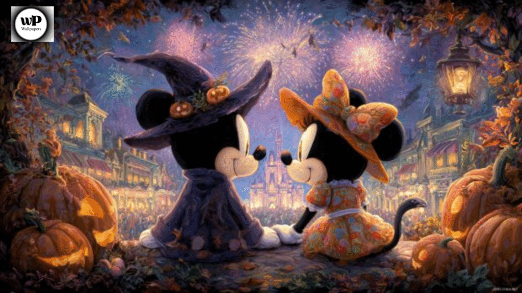 Mickey Pumpkin Wallpaper: The Magical Blend of Halloween and Disney Charm 4 3 16