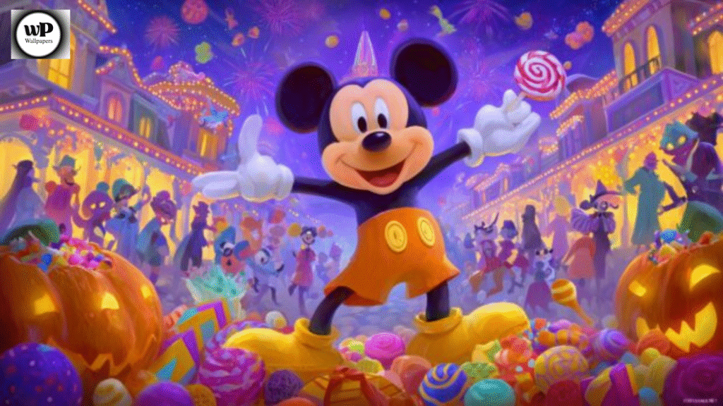 Mickey Pumpkin Wallpaper: The Magical Blend of Halloween and Disney Charm 6 5 15