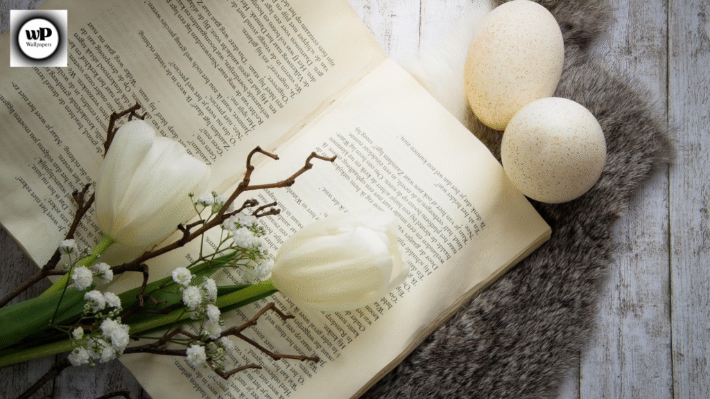 Spring Book Wallpaper Ideas to Brighten Your Reading Space 6 5 44