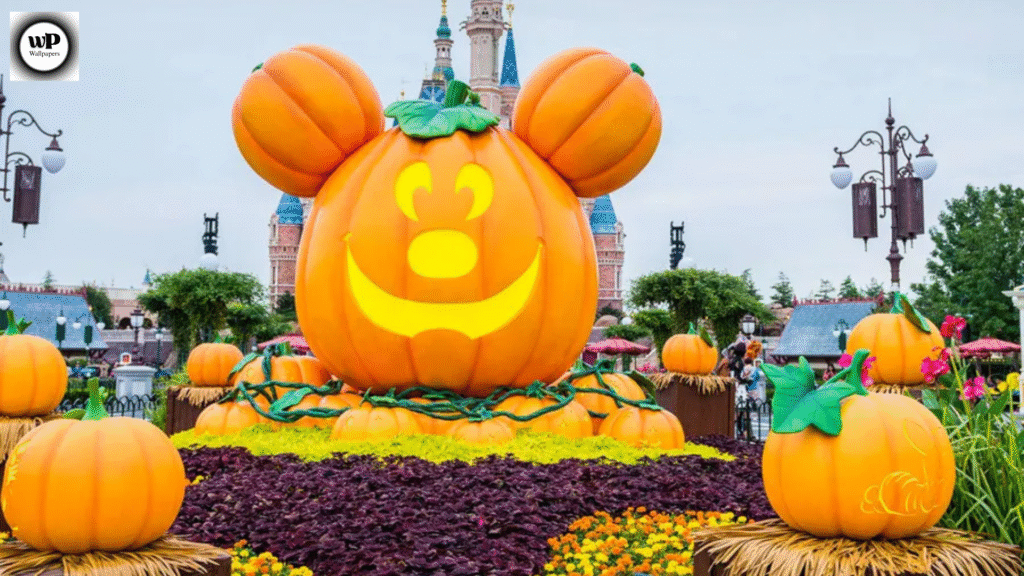 Mickey Pumpkin Wallpaper: The Magical Blend of Halloween and Disney Charm 10 9 13
